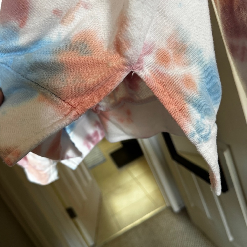 Women’s Small Oversized Colorful Tie-Dye Hoodie - Picture 5 of 5